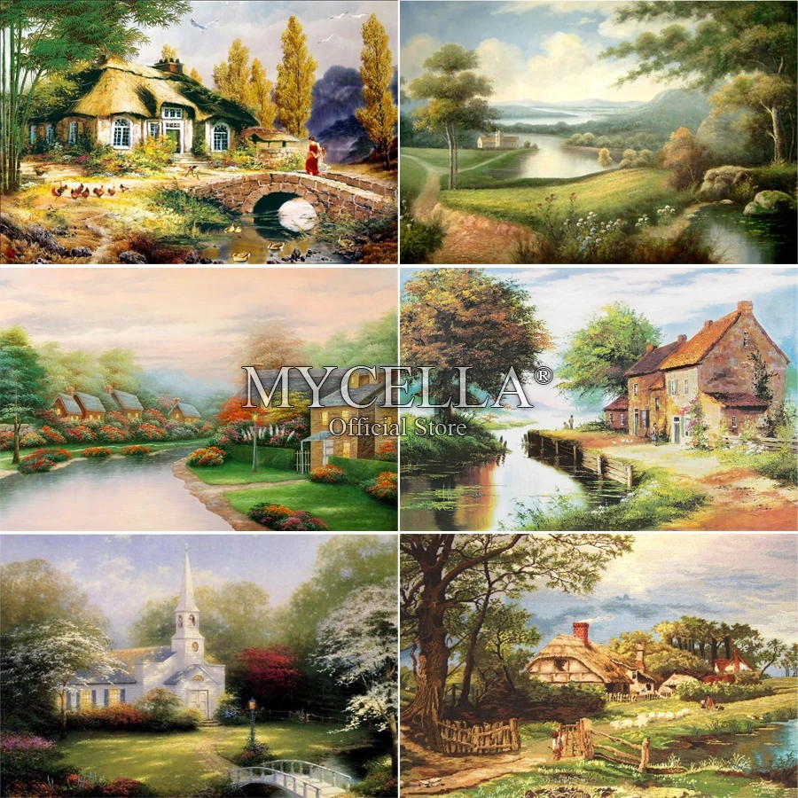 5D Diy Diamond Embroidery landscape Diamond Painting Full Round Diamond Mosaic Needlework Scenery Cross Stitch Kit Crafts Gift
5D Diy Diamond Embroidery landscape Diamond Painting Full Round Diamond Mosaic Needlework Scenery Cross Stitch Kit Crafts Gift