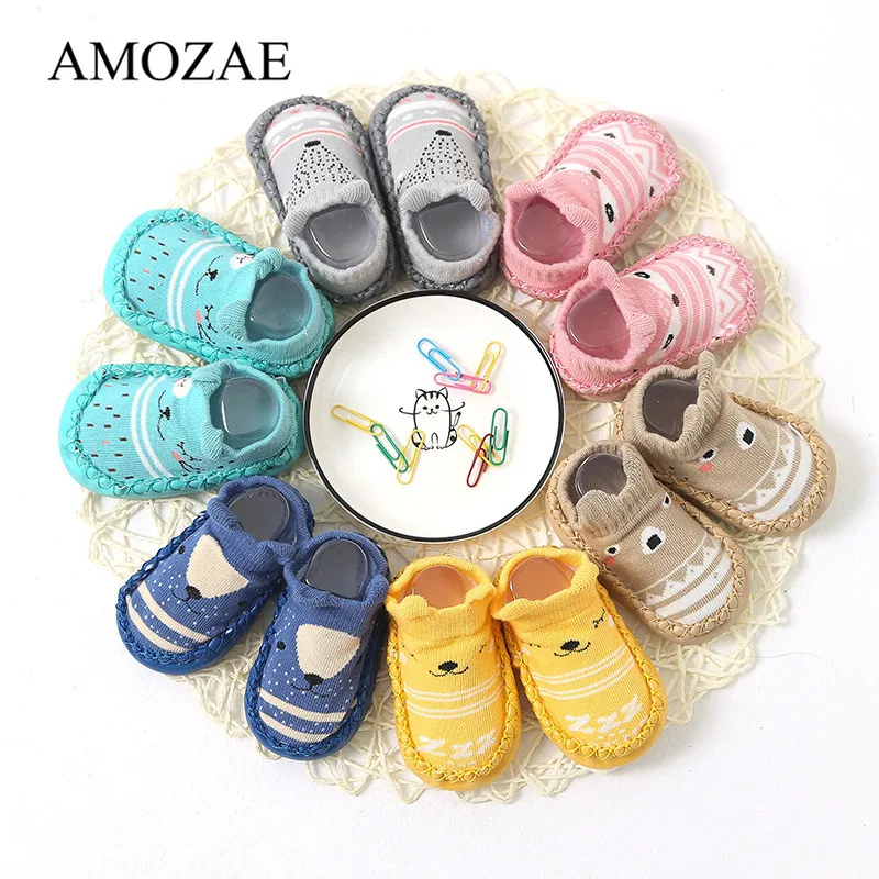 Fashion Baby Socks With Rubber Soles Infant Foot Sock Newborn Meias Spring Kids Floor Socks Shoes Anti-Slip Soft Bottom Sokken
Fashion Baby Socks With Rubber Soles Infant Foot Sock Newborn Meias Spring Kids Floor Socks Shoes Anti-Slip Soft Bottom Sokken