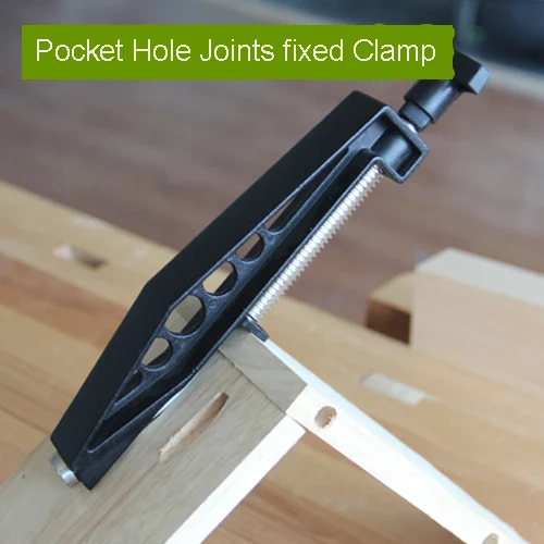 1Pc Woodworking Pocket Hole Joints fixed Clamp Slant hole pull clip Slant-hole drilling Accessories | Инструменты