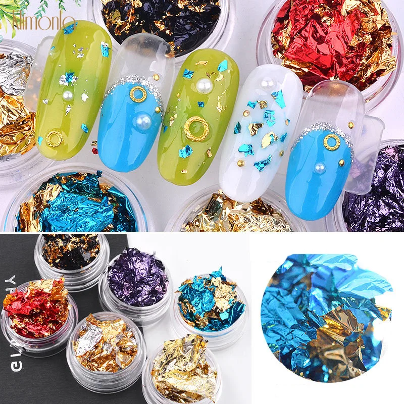 6 Bottles Double Side Gold Sliver Glitter Nail Foil Gel Adhesive Nail Flake Stickers DIY Decoration Full Cover Laser Decals
6 Bottles Double Side Gold Sliver Glitter Nail Foil Gel Adhesive Nail Flake Stickers DIY Decoration Full Cover Laser Decals