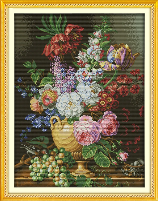 Beautiful vase (3) cross stitch kit flower 14ct 11ct printed fabric canvas stitching embroidery DIY handmade needlework
Beautiful vase (3) cross stitch kit flower 14ct 11ct printed fabric canvas stitching embroidery DIY handmade needlework