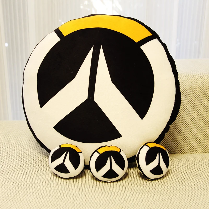43*43cm Hot Game Over Watch OW Game Plush Toys Cushion Stuffed Logo Plush Pillow Soft Toy For Gifts Home Derocation
43*43cm Hot Game Over Watch OW Game Plush Toys Cushion Stuffed Logo Plush Pillow Soft Toy For Gifts Home Derocation