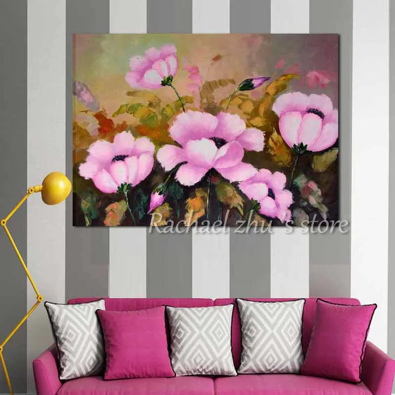 100% Hand Painted Flower Abstract Landscape Oil Painting On Canvas Three Color Flower Wall Pictures For Living Room Home Decor
100% Hand Painted Flower Abstract Landscape Oil Painting On Canvas Three Color Flower Wall Pictures For Living Room Home Decor