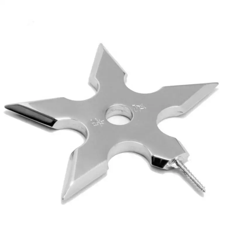 Creative Silver Stainless Steel Ninja Dart Hook Hangers Key Wall Holder Home Decoration Accessories Ornament Metal Coat Hooks
Creative Silver Stainless Steel Ninja Dart Hook Hangers Key Wall Holder Home Decoration Accessories Ornament Metal Coat Hooks