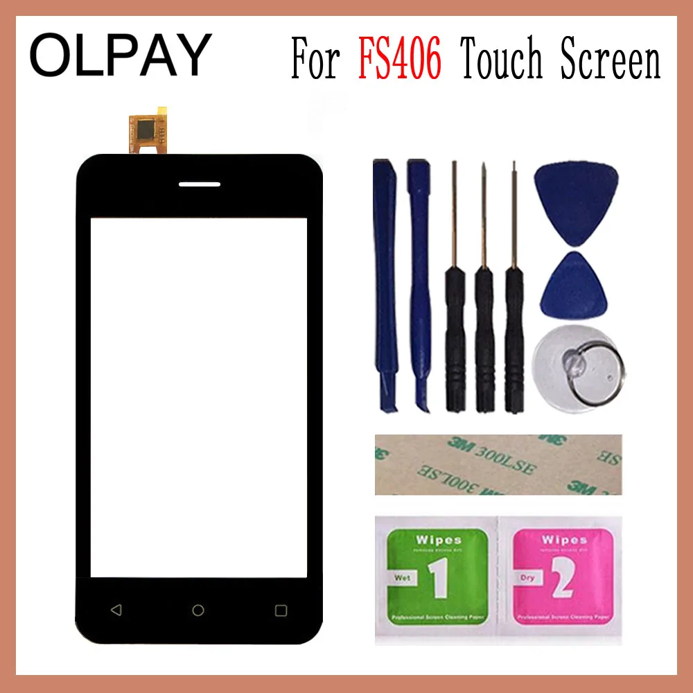 4.0 inch Tested Front Outer Glass For Fly FS406 FS 406 Touch Screen Digitizer Panel Lens Sensor Tools Adhesive
4.0 inch Tested Front Outer Glass For Fly FS406 FS 406 Touch Screen Digitizer Panel Lens Sensor Tools Adhesive