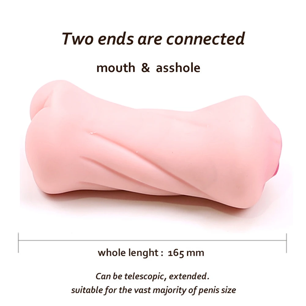 Реалистичная оральная 3D Глубокая глотка с языком анальный секс вибратор мужской