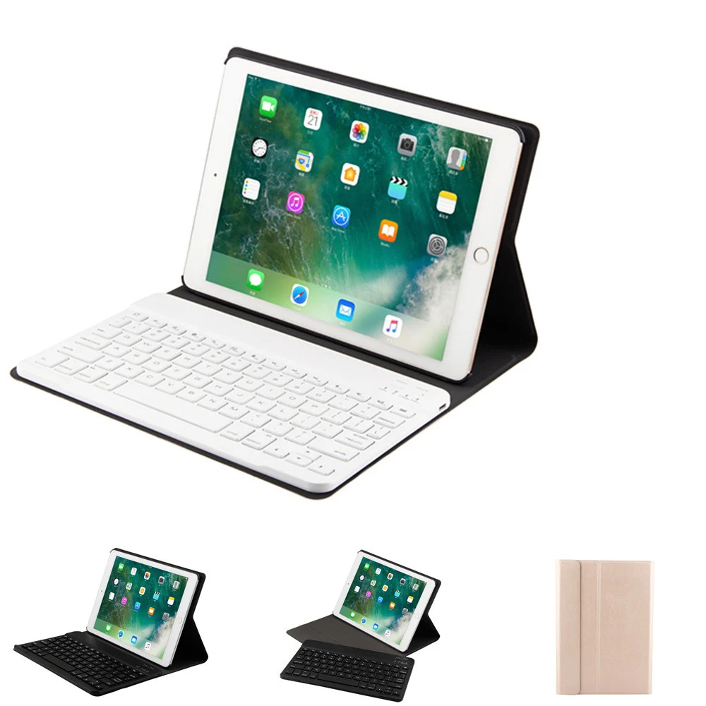 

Split Design Leather Case With Bluetooth Keyboard Case For iPad Mini 1234 Air 1 2 iPad 2017 2018 9.7 Pro 10.5 11 inch Air 2019