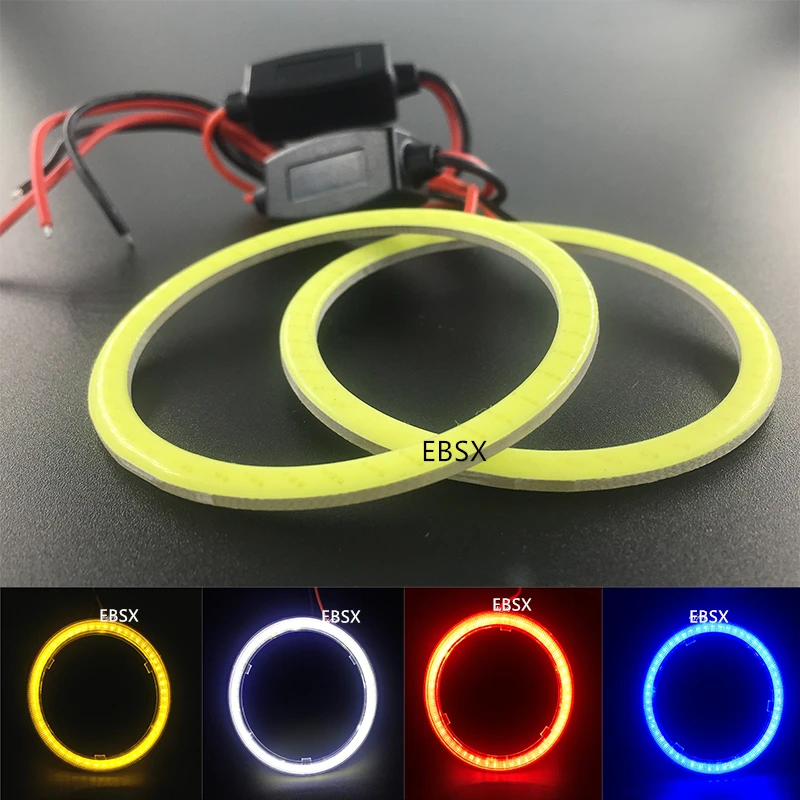 EBSX 10Pieces(5pairs) Auto Halo Rings COB 60MM Angel Eye COB Chips Car Headlight 60mm Car Angel Eyes Motorcycle White 12V/24V
EBSX 10Pieces(5pairs) Auto Halo Rings COB 60MM Angel Eye COB Chips Car Headlight 60mm Car Angel Eyes Motorcycle White 12V/24V