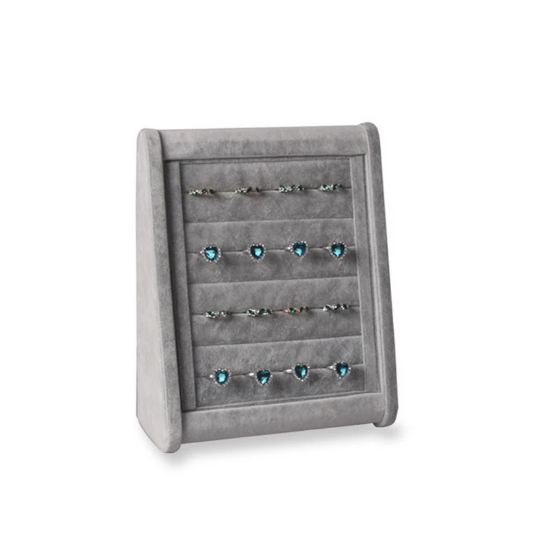 Free Shipping 1Pcs Jewelry Display Shelf Jewelry Frame Gray Velvet Ring Display Show Case Organizer Tray Stand
Free Shipping 1Pcs Jewelry Display Shelf Jewelry Frame Gray Velvet Ring Display Show Case Organizer Tray Stand