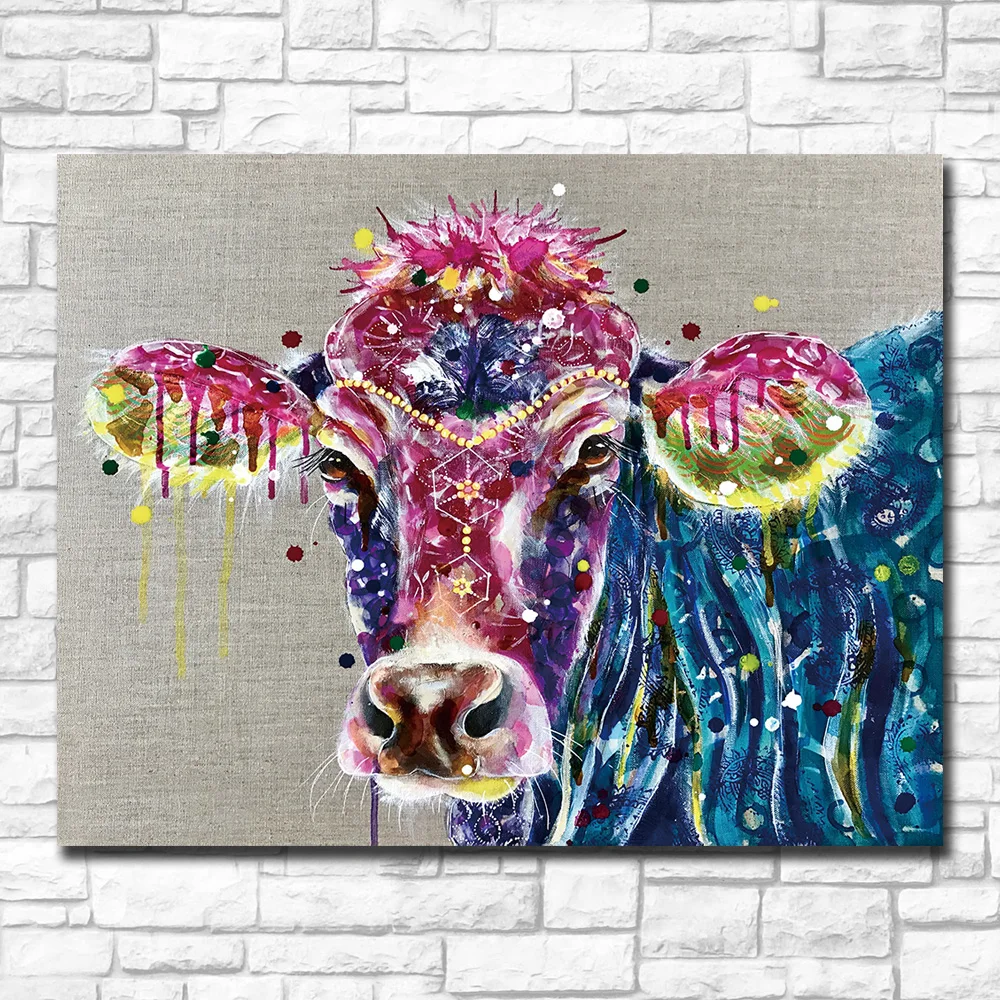 Fashion Printing Pop Wall Art Animal Cow Canvas Painting for Living Room Home Decor Oil Painting Wall Art Picture Unframed
Fashion Printing Pop Wall Art Animal Cow Canvas Painting for Living Room Home Decor Oil Painting Wall Art Picture Unframed