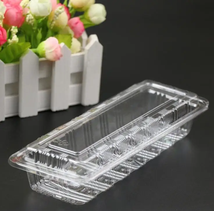 1000pcs 21cm*8cm*4cm Long plastic boxes of disposable plastic transparent lunch boxes packing boxes sushi egg tarts box SN2434
1000pcs 21cm*8cm*4cm Long plastic boxes of disposable plastic transparent lunch boxes packing boxes sushi egg tarts box SN2434
