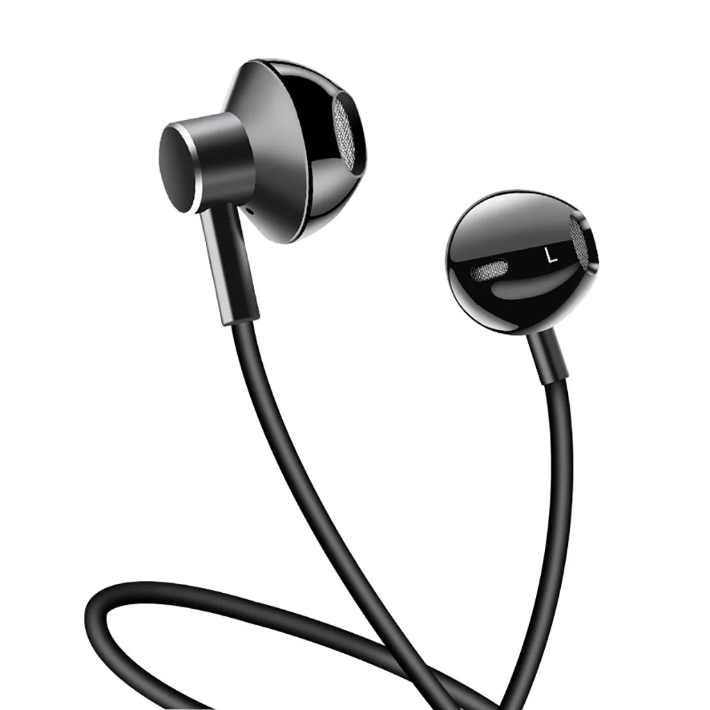 Беспроводные Bluetooth спортивные наушники VOBERRY с микрофоном стерео музыкальные