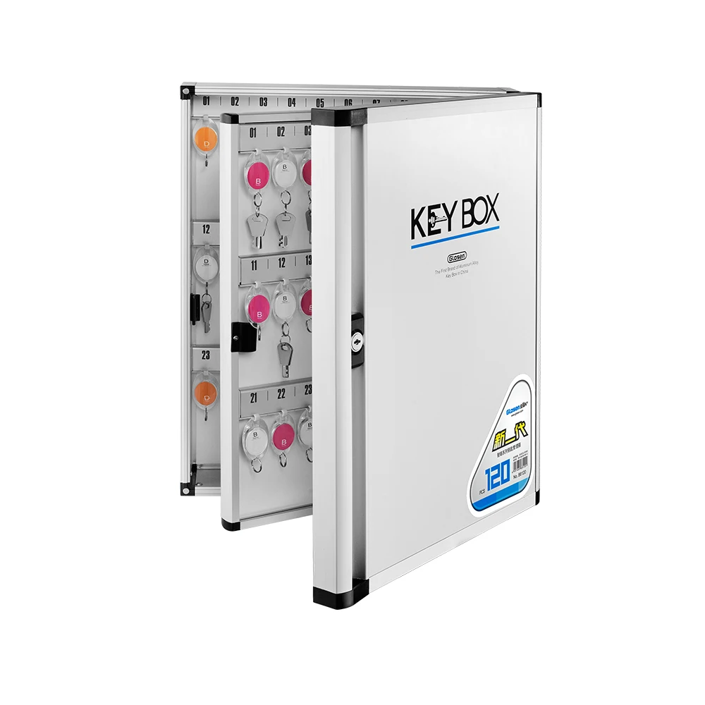 Aluminum alloy Key Cabinet Wall Mounted Security Management Keybox Storage Safes Contain key cards For Company Home Office B8120
Aluminum alloy Key Cabinet Wall Mounted Security Management Keybox Storage Safes Contain key cards For Company Home Office B8120