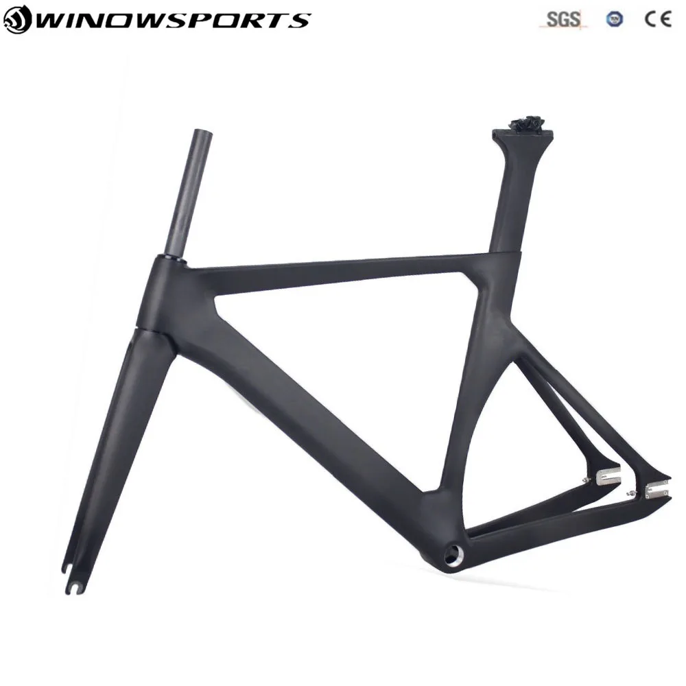 Carbon Fiber Track Frame road frames fixed gear bike frameset with fork+ seatpost+headset Size 48/51/54/57cm carbon bicycle
Carbon Fiber Track Frame road frames fixed gear bike frameset with fork+ seatpost+headset Size 48/51/54/57cm carbon bicycle