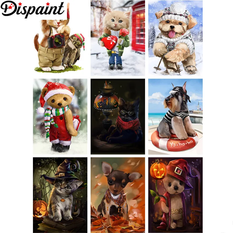 Картина Стразы Dispaint, Хрустальный декор, алмазная живопись «мультяшная собака, кошка», 3D вышивка крестиком, алмазная вышивка
Картина Стразы Dispaint, Хрустальный декор, алмазная живопись «мультяшная собака, кошка», 3D вышивка крестиком, алмазная вышивка