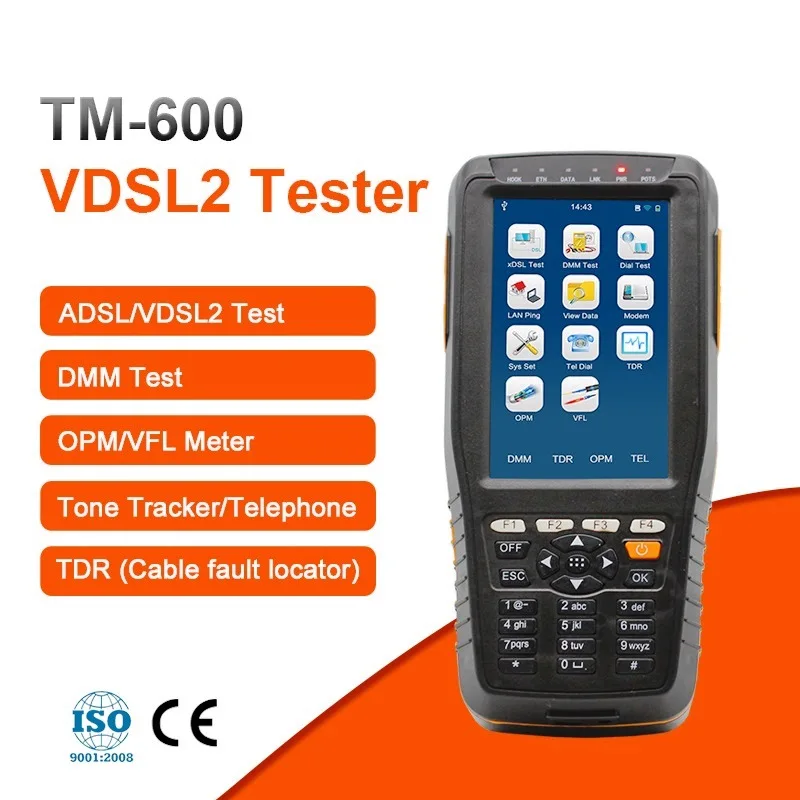 TM-600 VDSL VDSL2 прибор для тестирования ADSL WAN и LAN тестер линия xDSL