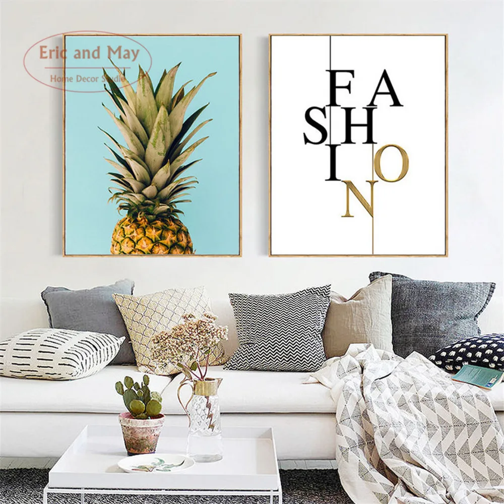 Pineapple Fashion Quote Canvas Art Print Poster , Nordic Watercolor Fruit Wall Pictures for Home Decoration, Kitchen Wall Decor
Pineapple Fashion Quote Canvas Art Print Poster , Nordic Watercolor Fruit Wall Pictures for Home Decoration, Kitchen Wall Decor