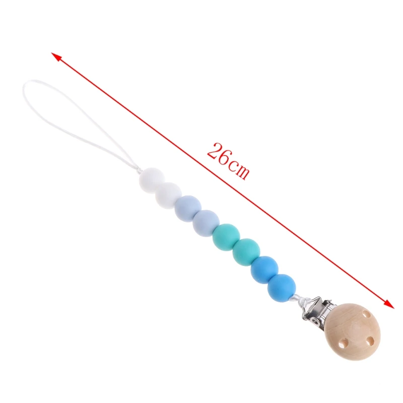 Silicone Baby Pacifier Clips Infant Pacifier Chain Toddler Soother Nipple Holder Chew Toys
Silicone Baby Pacifier Clips Infant Pacifier Chain Toddler Soother Nipple Holder Chew Toys