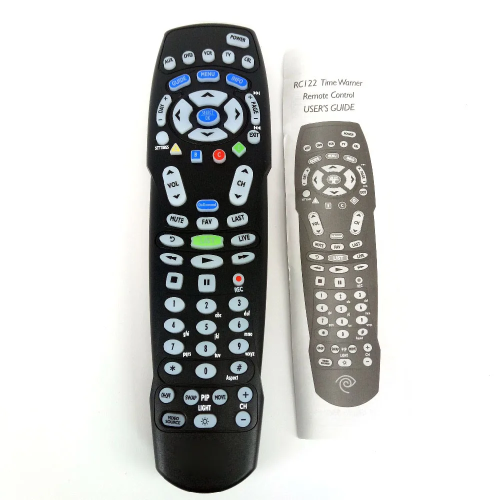 New Universal Original RC122 For Time Warner Cable Set Top Boxes With TV DVD VCR AUDIO Devices Remote Control RC1226001/04B
New Universal Original RC122 For Time Warner Cable Set Top Boxes With TV DVD VCR AUDIO Devices Remote Control RC1226001/04B