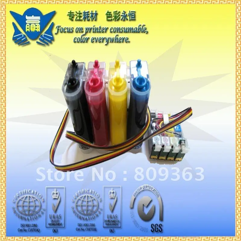 Pigment ink CISS Continuous Ink Supply System for EPSONs stylus office TX320F/TX420W Free Shipping By DHL
Pigment ink CISS Continuous Ink Supply System for EPSONs stylus office TX320F/TX420W Free Shipping By DHL