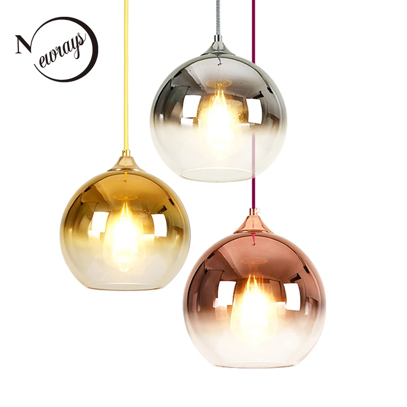 Modern creative personality ball glass E27 LED pendant lamp for dining room living room bedroom study restaurant aisle hall cafe
Modern creative personality ball glass E27 LED pendant lamp for dining room living room bedroom study restaurant aisle hall cafe