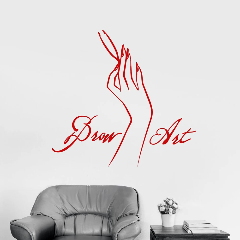 Vinyl Wall Decal Brow Art Tweezers Beauty Salon Signboard Sticker Beauty Art Mural Wall Decor For Bedroom Window Decoration H430
Vinyl Wall Decal Brow Art Tweezers Beauty Salon Signboard Sticker Beauty Art Mural Wall Decor For Bedroom Window Decoration H430