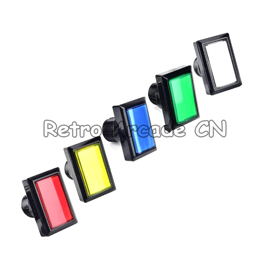100pcs 33*50mm Rectangle 12V LED Illuminated Arcade Push Buttons with Micro Switch for Arcade Replacement
100pcs 33*50mm Rectangle 12V LED Illuminated Arcade Push Buttons with Micro Switch for Arcade Replacement