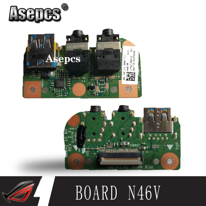 Asepcs New!For Asus N46V N46VJ N46VB N46VZ Laptop Audio usb IO board Interface board
Asepcs New!For Asus N46V N46VJ N46VB N46VZ Laptop Audio usb IO board Interface board