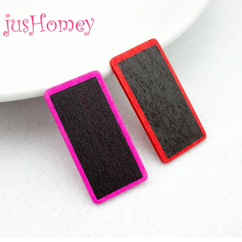 50pcs Mini Rectangle Wooden Blackboard Memo Board Hot Pink, Red Painted Chalkboard for Wedding, Party Favors
50pcs Mini Rectangle Wooden Blackboard Memo Board Hot Pink, Red Painted Chalkboard for Wedding, Party Favors