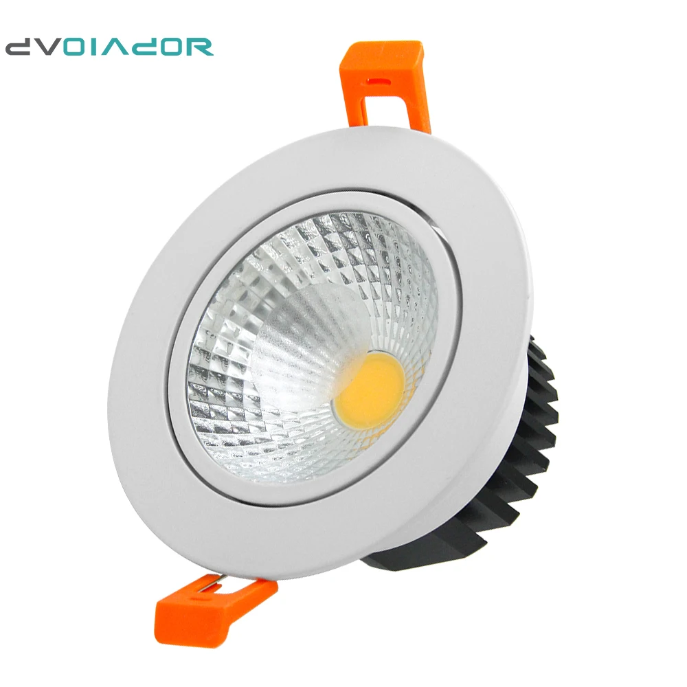 DVOLADOR Dimmable Recessed COB Led downlight 6W 9W 12W 15W led Ceiling lamp AC 85V-265V Indoor Decoration LED Light with Driver
DVOLADOR Dimmable Recessed COB Led downlight 6W 9W 12W 15W led Ceiling lamp AC 85V-265V Indoor Decoration LED Light with Driver