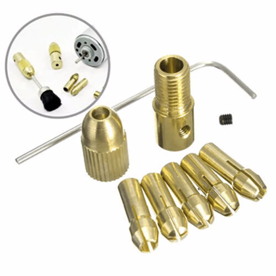 8pcs Newest 0.5-3mm Gold Electric Drill Bit Collet Mini Twist Drill Tool Chuck Set
8pcs Newest 0.5-3mm Gold Electric Drill Bit Collet Mini Twist Drill Tool Chuck Set