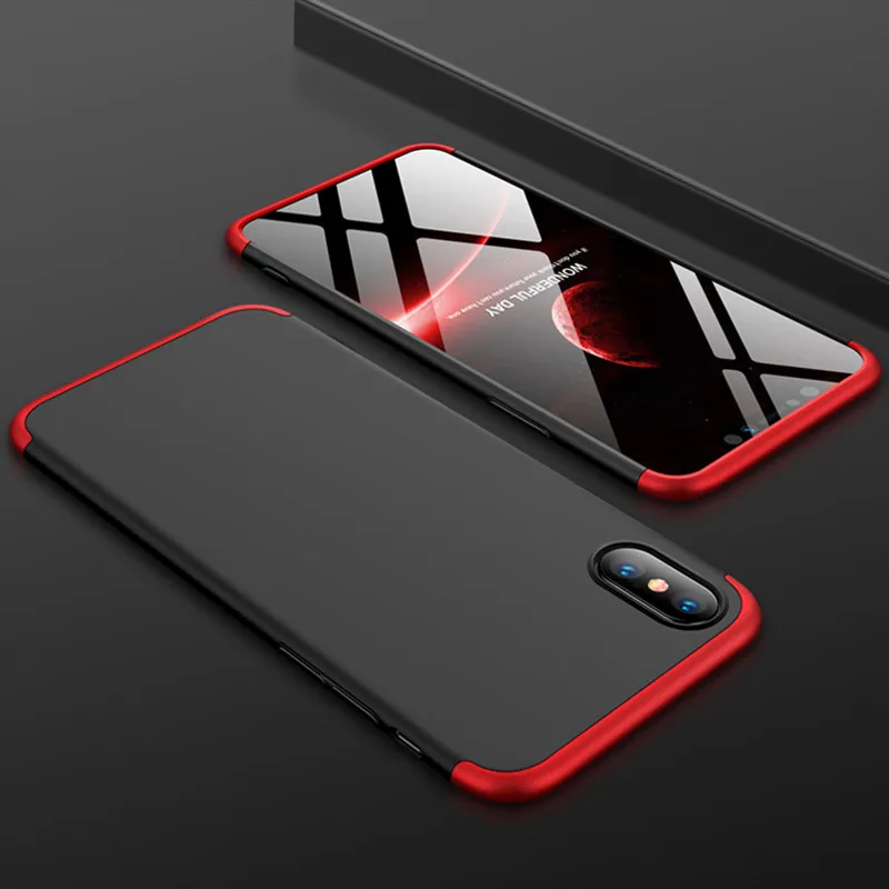 Модный 360 полноразмерный Гибридный Пластиковый Чехол Для Телефона iPhone 12 11 Pro Max X XR