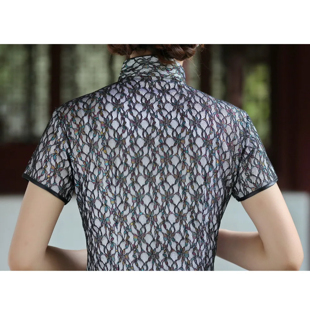 Multi-Black Ladies' Lace Short Sleeve Shirt Chinese Women's Mandarin Collar Blouse Vintage Button Tops M L XL XXL XXXL 021105
Multi-Black Ladies' Lace Short Sleeve Shirt Chinese Women's Mandarin Collar Blouse Vintage Button Tops M L XL XXL XXXL 021105