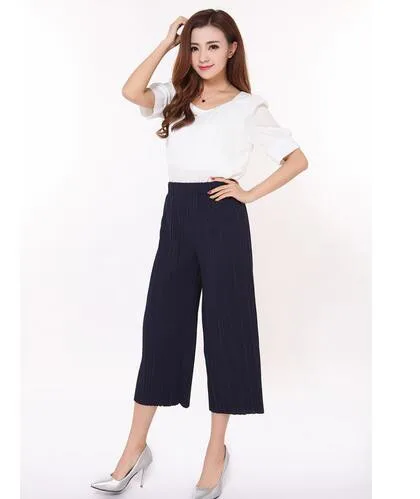 30pcs/lot fedex fast Ankle Length Pleated Chiffon Pant Women Summer Boho Style Wide Leg Womens Pants lastic Waist
30pcs/lot fedex fast Ankle Length Pleated Chiffon Pant Women Summer Boho Style Wide Leg Womens Pants lastic Waist