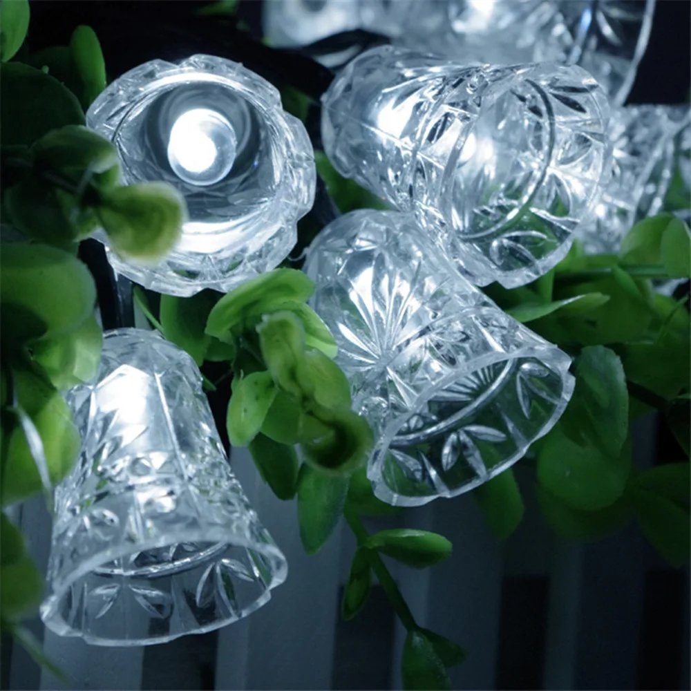 Bell Shape Solar Light String Waterproof Outdoor Decoration Christmas Lights Garden Yard Wall Decor Colorful Atmosphere Led
Bell Shape Solar Light String Waterproof Outdoor Decoration Christmas Lights Garden Yard Wall Decor Colorful Atmosphere Led