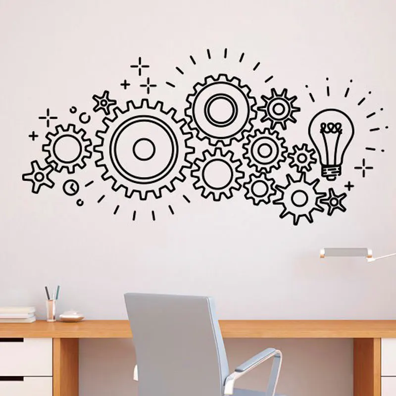 Gear Mechanism Engineering Wall Vinyl Decal Sticker Teamwork Office Interior Home Art Decor Waterproof Murals 3R02
Gear Mechanism Engineering Wall Vinyl Decal Sticker Teamwork Office Interior Home Art Decor Waterproof Murals 3R02