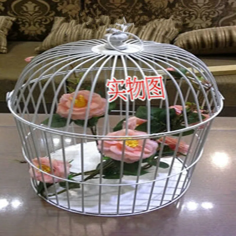 European iron Decoration birdcage exquisite hanging small birdcage wedding photography prop bar Decoration birds cage
European iron Decoration birdcage exquisite hanging small birdcage wedding photography prop bar Decoration birds cage