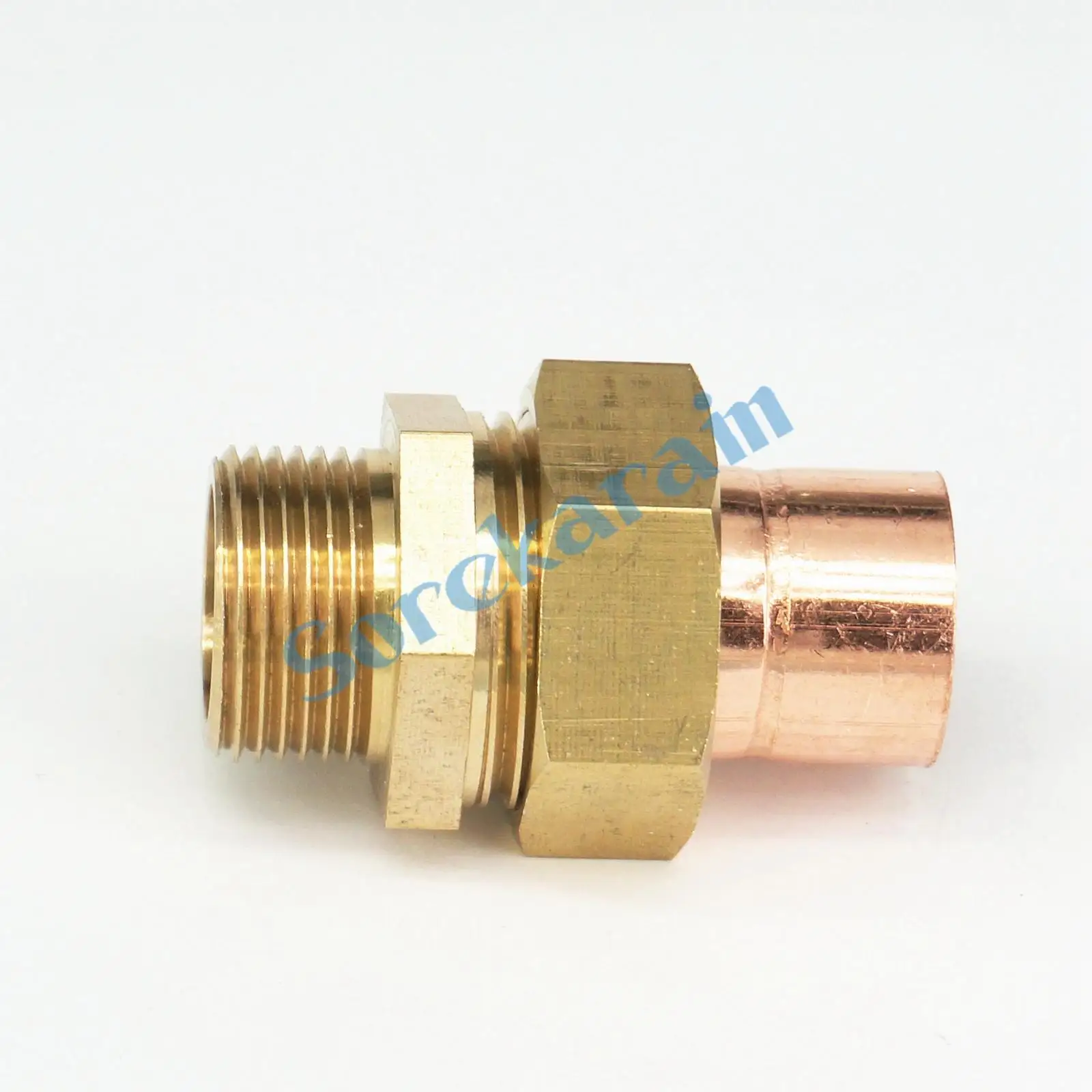 3/4" BSP x 22mm Brass Male Thread Socket Union to Copper End Feed Pipe Fitting for water gas oil
3/4" BSP x 22mm Brass Male Thread Socket Union to Copper End Feed Pipe Fitting for water gas oil