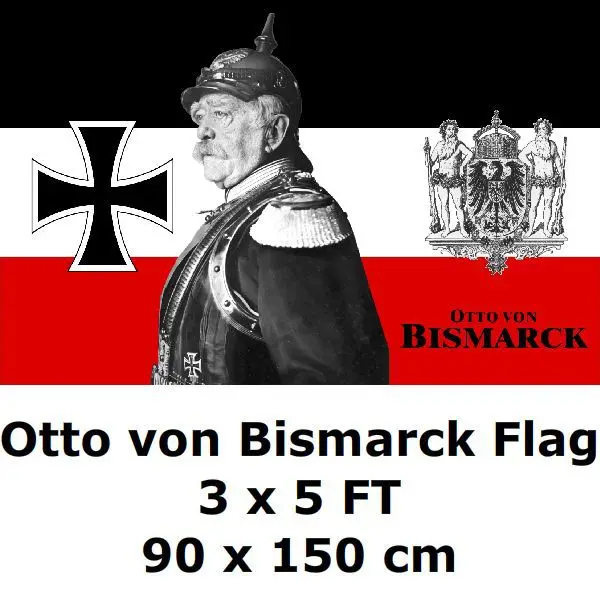 

Prussia Prussian Otto von Bismarck Flag 3 x 5 FT 100D Polyester WWI Deutsch German Germany Flags and Banners For Home Decoration