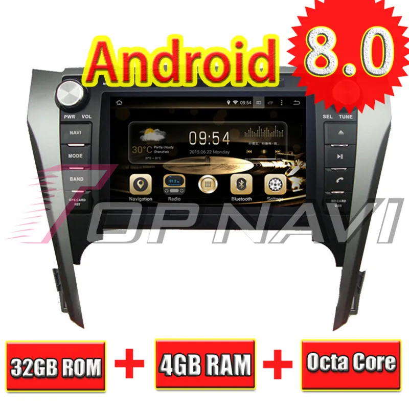 Topnavi 8'' Octa Core Android 8.0 Car DVD Player for TOYOTA CAMRY 2012- Autoradio GPS Navigation Audio Multimedia Stereo 2 Din
Topnavi 8'' Octa Core Android 8.0 Car DVD Player for TOYOTA CAMRY 2012- Autoradio GPS Navigation Audio Multimedia Stereo 2 Din