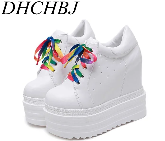 Женские туфли на высоком каблуке, повседневные водонепроницаемые туфли на толстой платформе, 14 см, в Корейском стиле, 2021
Женские туфли на высоком каблуке, повседневные водонепроницаемые туфли на толстой платформе, 14 см, в Корейском стиле, 2021