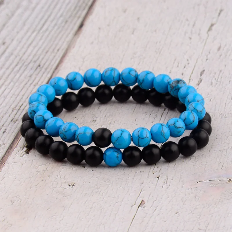 2PCS/Set Distance Bracelet For Women Men Blue&Black Stone Yoga Energy Beaded Couple Bracelets Men Gifts Ladies WAB241
2PCS/Set Distance Bracelet For Women Men Blue&Black Stone Yoga Energy Beaded Couple Bracelets Men Gifts Ladies WAB241