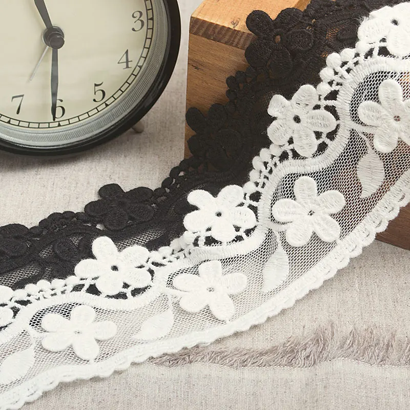 High quality 6cm white flower lace embroidery garment accessories cotton lace diy
High quality 6cm white flower lace embroidery garment accessories cotton lace diy