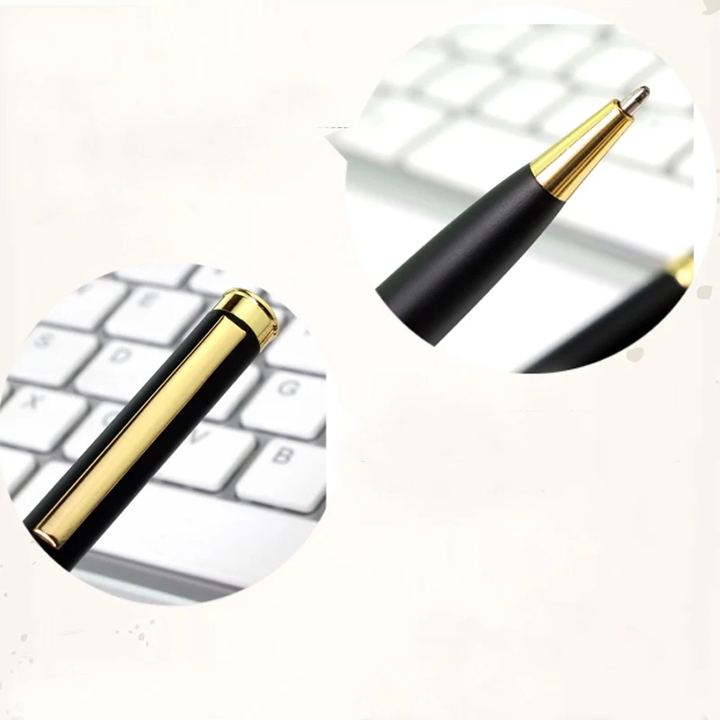 High Quality Silver And Golden Clip ballpoint pen Business & School Supplies Hot Writing Custom laser Print Logo
High Quality Silver And Golden Clip ballpoint pen Business & School Supplies Hot Writing Custom laser Print Logo