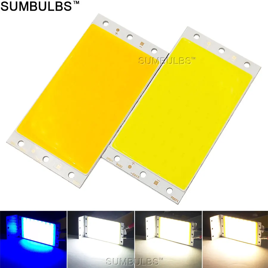 10PCS/lot Big Promotion LED COB Lamp Light Source Chip On Board 15W DC12-14V LED Matrix for DIY 94x50MM Rectangle COB
10PCS/lot Big Promotion LED COB Lamp Light Source Chip On Board 15W DC12-14V LED Matrix for DIY 94x50MM Rectangle COB