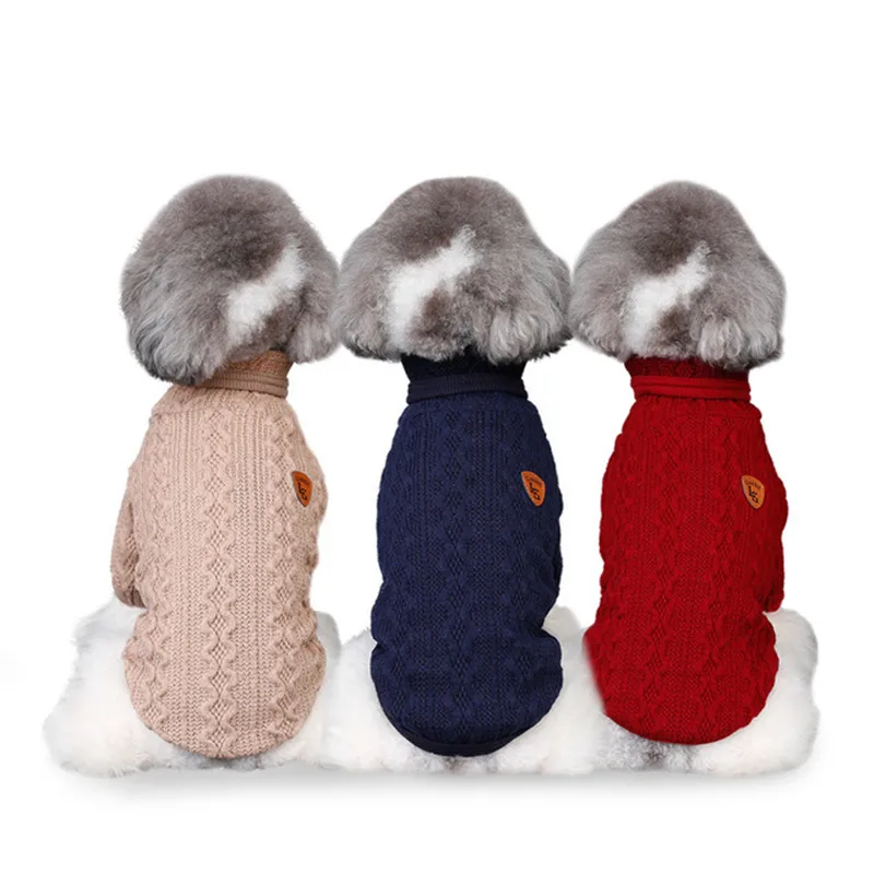 New /winter Wool Dog Sweater for Small Dogs Twisted Rope Elasticity Knitting Pet Clothes Pet Supplies Dog Accessories
New /winter Wool Dog Sweater for Small Dogs Twisted Rope Elasticity Knitting Pet Clothes Pet Supplies Dog Accessories