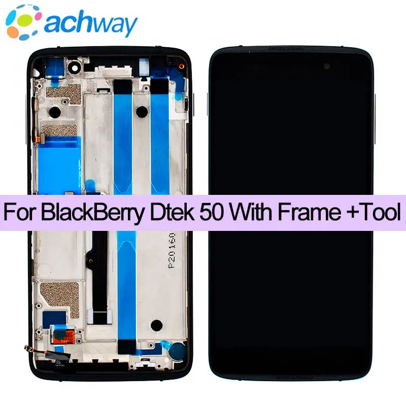 For 5.2" Blackberry DTEK50 LCD DTEK 50 Display Touch Screen Digitizer Assembly With Frame DTEK 50 LCD Replacement Parts
For 5.2" Blackberry DTEK50 LCD DTEK 50 Display Touch Screen Digitizer Assembly With Frame DTEK 50 LCD Replacement Parts