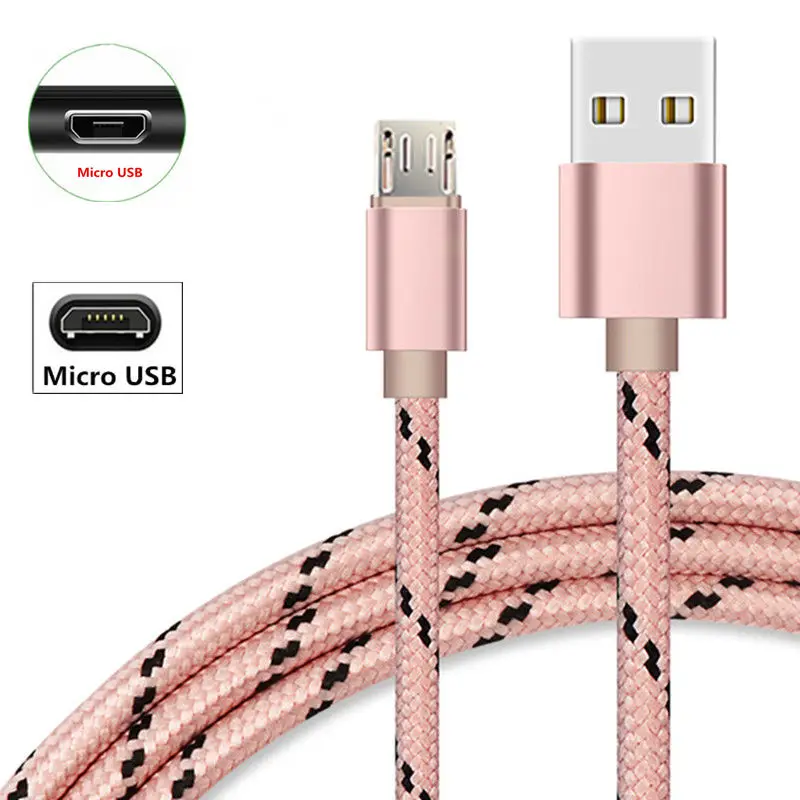 Фото Зарядный кабель Micro USB для Xiaomi Mi A2 Lite 2 3 4 Play быстрой зарядки и передачи данных Redmi Note