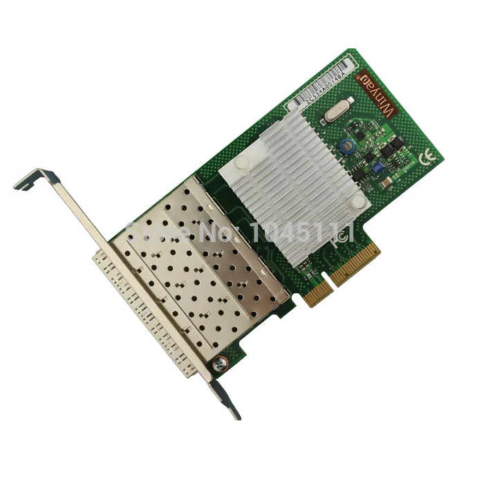 Winyao WY580F4-SFP Quad Port SFP Gigabit Ethernet PCI-E Server Network Adapter Card NIC Intel82580EB Chipset
Winyao WY580F4-SFP Quad Port SFP Gigabit Ethernet PCI-E Server Network Adapter Card NIC Intel82580EB Chipset