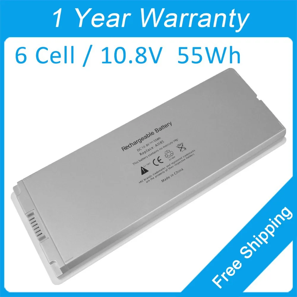 White laptop battery A1185 A1181 MA561 MA566 for apple MacBook 13" MB063CH/A MA700X/A MB062CH/A MA255LL/A
White laptop battery A1185 A1181 MA561 MA566 for apple MacBook 13" MB063CH/A MA700X/A MB062CH/A MA255LL/A